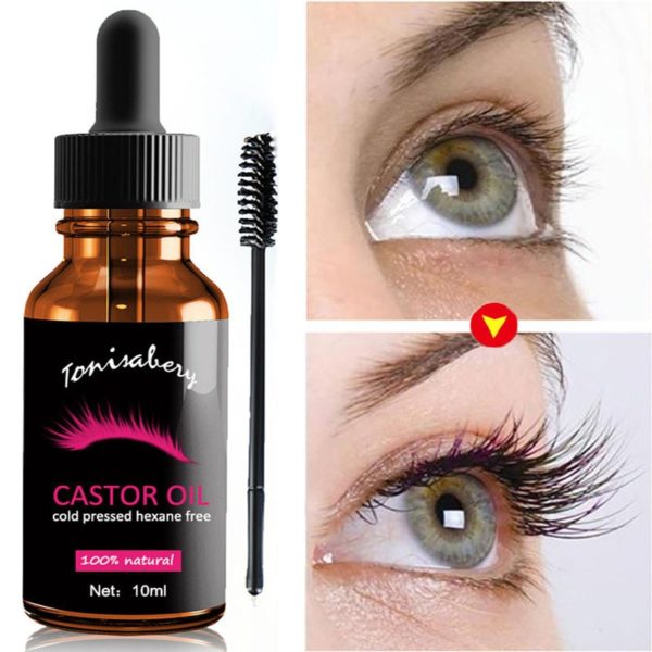 Castor Oil Eyelash Growth Serum Longer Fuller Eyelash Enhancer Eyebrow Lashes Lifting Treatment Essence Hair Nourishing 1