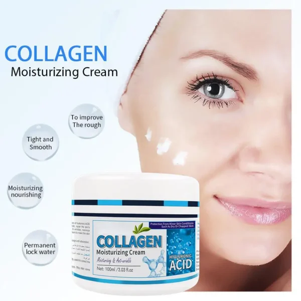 kf S1c800e9c3d294001ada8d55a1c0fb8dcn Face cream hyaluronic acid collagen face cream facial care anti wrinkle Moisturizing Face Cream Anti Aging